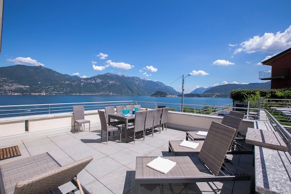 Outdoor dining - Paradiso di Menaggio Penthouse (Menaggio)