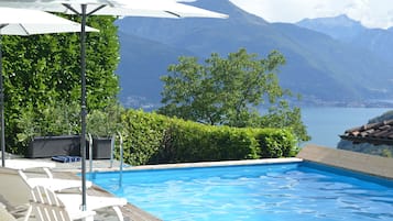Vila família, 3 quartos, 2 banheiros, ao lado da montanha (Casa dei Galli) | Piscina | Piscina externa sazonal