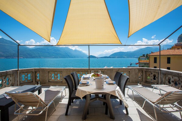 Family Apartment, Multiple Bedrooms, 2 Bathrooms, Lakeside (Menaggio Tosca 3) | Rooftop terrace