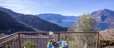 Family Apartment, Multiple Bedrooms, Mountainside (Balcone di Perledo) | Balcony