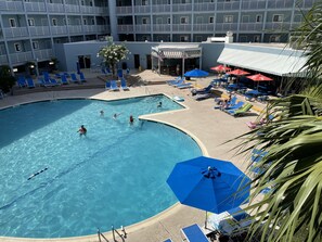 Indoor pool, outdoor pool