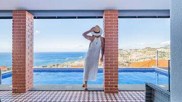 Una piscina riscaldata