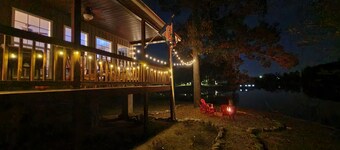 Waterfront house on Weiss Lake