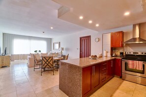 Fridge, microwave, oven, stovetop - Relax Beach condo w/ private pool and beach! (Punta Cana)
