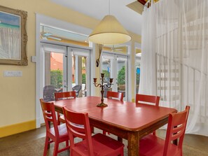 Dining - Unique Spiral Staircase, Beach View, Master BR Balcony, Private Pool (Miramar Beach)
