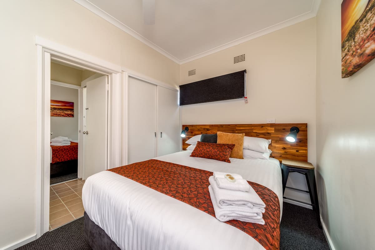 Basic Quadruple Room, 2 Queen Beds | Free WiFi, bed sheets