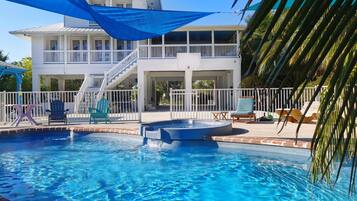 AuĂenpool, beheizter Pool