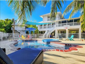 Outdoor pool, a heated pool - Private Secluded Ocean View & Pool Near Key West (Summerland Key)