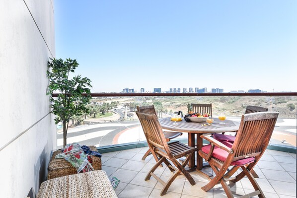 Apartment, 2 Bedrooms, Balcony, Beach View | Balcony view