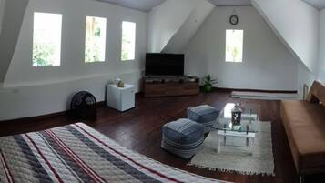 1 bedroom, iron/ironing board, bed sheets