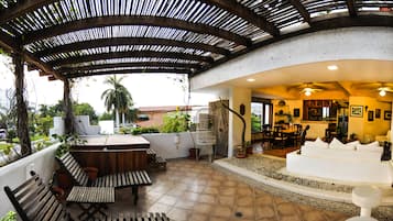 Apartment, 2 Bedrooms, Private Pool, City View | Terrace/patio