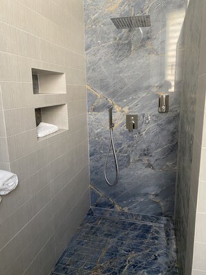 Room, 1 Bedroom, Smoking, Balcony | Bathroom shower - Room-exclusive Room "tramontana Room" - (Giovinazzo)