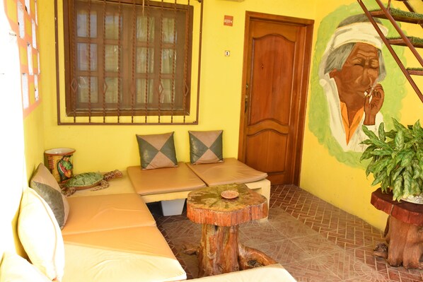 Chambre, 1 chambre, patio | Terrasse/patio