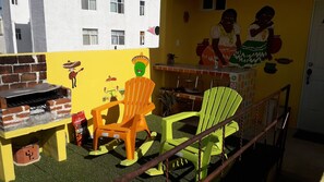 Quarto, 1 quarto, para fumantes, terraço | Opções para refeição