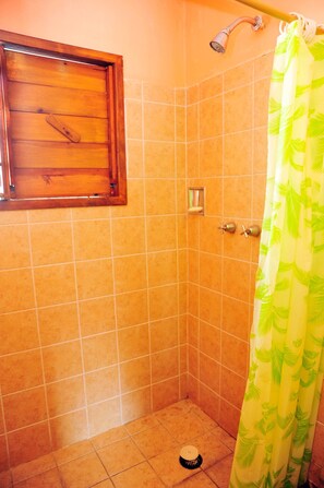 Shared Dormitory, 1 Bedroom, Balcony | Bathroom shower - Room in B&B - Cancun Guest House 2 (Cancun)