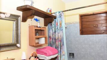 Shared Dormitory, 1 Bedroom, Patio | Bathroom shower