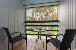 Rom, 1 soverom, røyk, balkong | Balkong