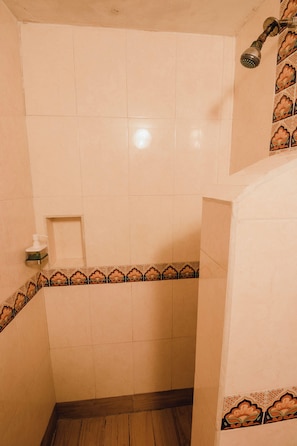 Room, 1 Bedroom, Smoking, Terrace | Bathroom | Shower, towels