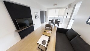 Living area - Amazing New 1 Bedroom Apt Fully Furnished, Near Everything (Buenos Aires)
