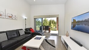 Fernseher, Kamin