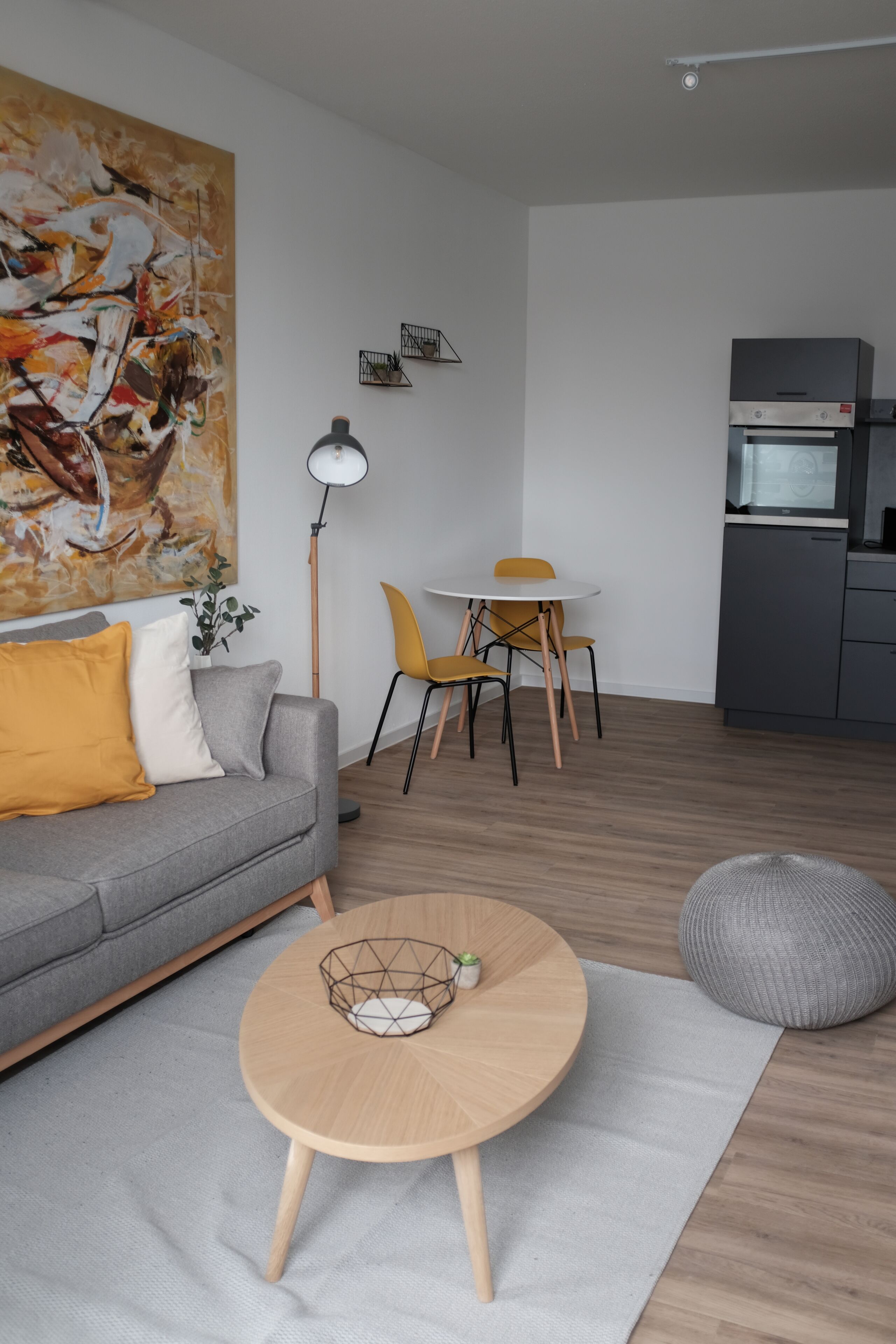 Premium Apartment, 2 Bedrooms (incl. 75€ Cleaning Fee) | Living area | Flat-screen TV