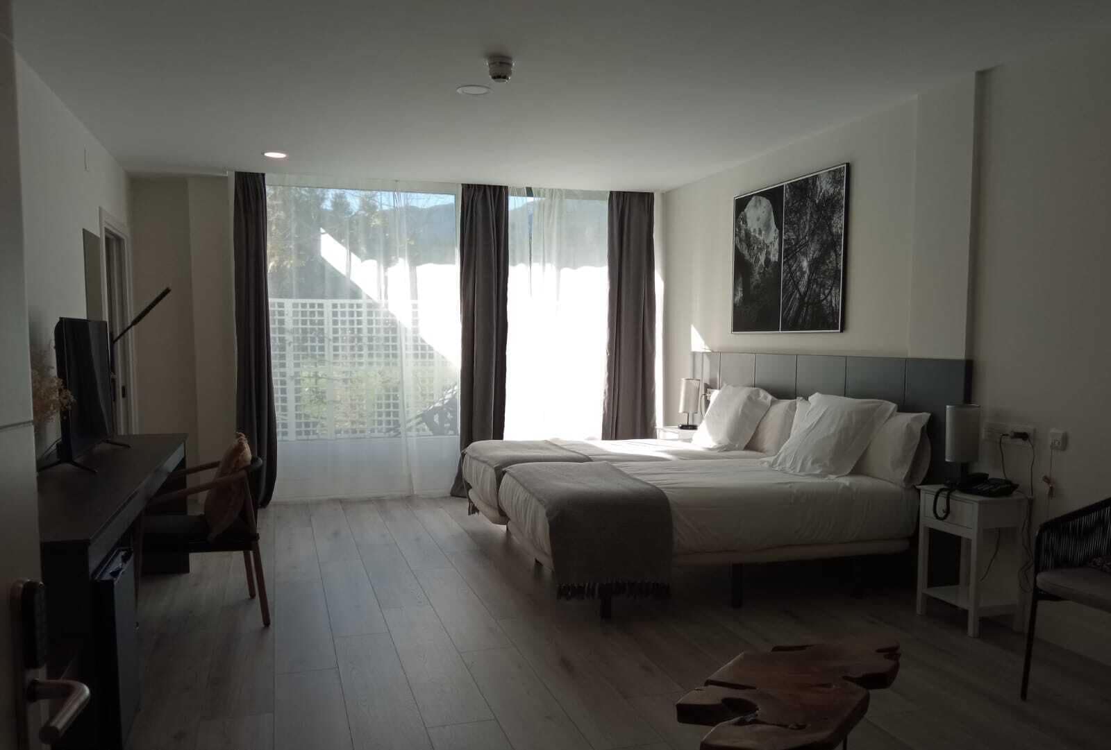 superior room | in-room safe, desk, laptop workspace, blackout curtains