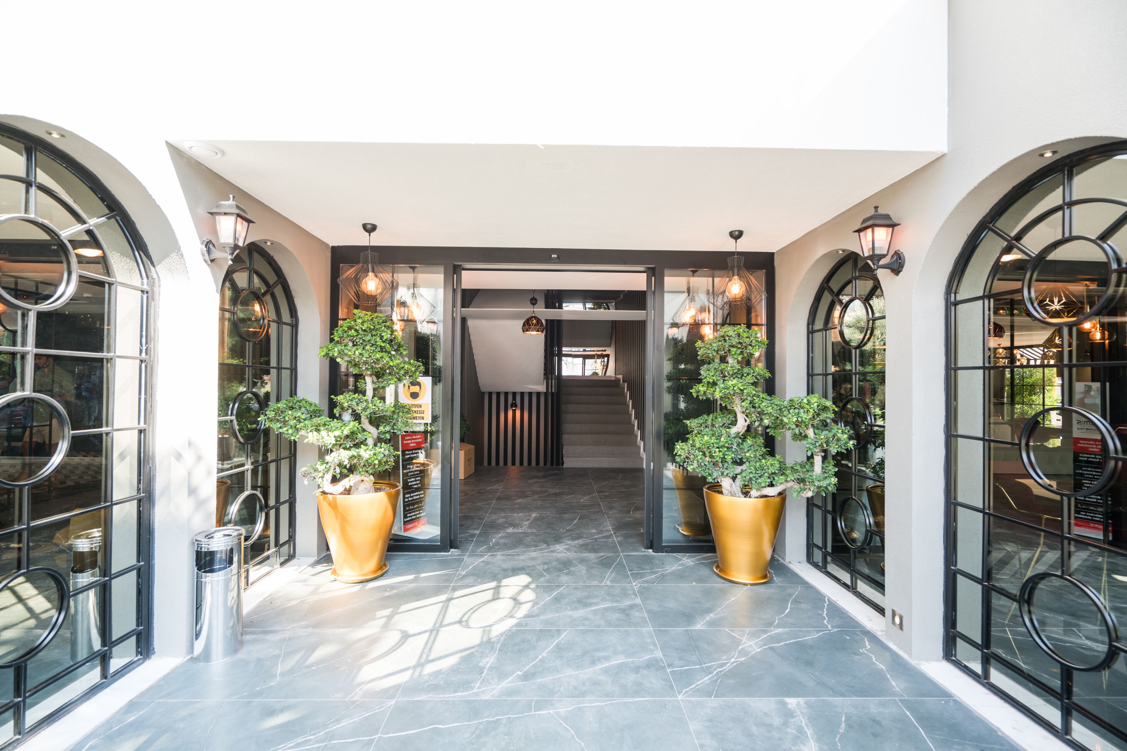 Entrada de la propiedad