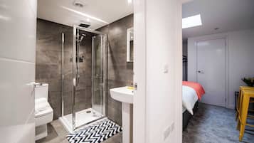 Shower, hair dryer