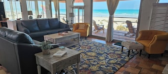 Casa CORTEZ!  Private BEACHFRONT Home 2 Bdrm sleeps 7 in beds.