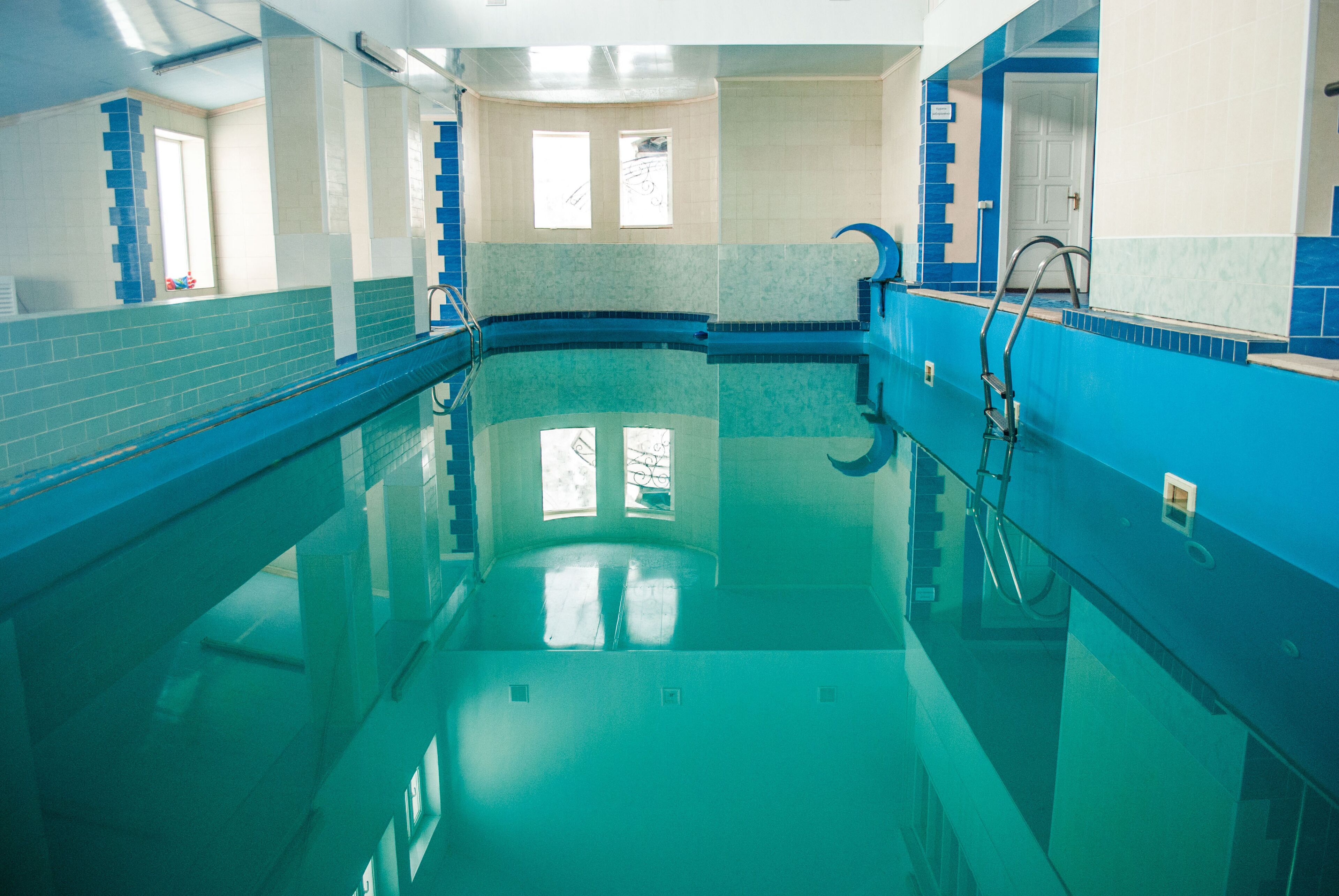 Indoor pool, seasonal outdoor pool