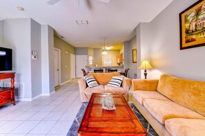 House (Private pool and enjoy all resort ame) | Living room | TV