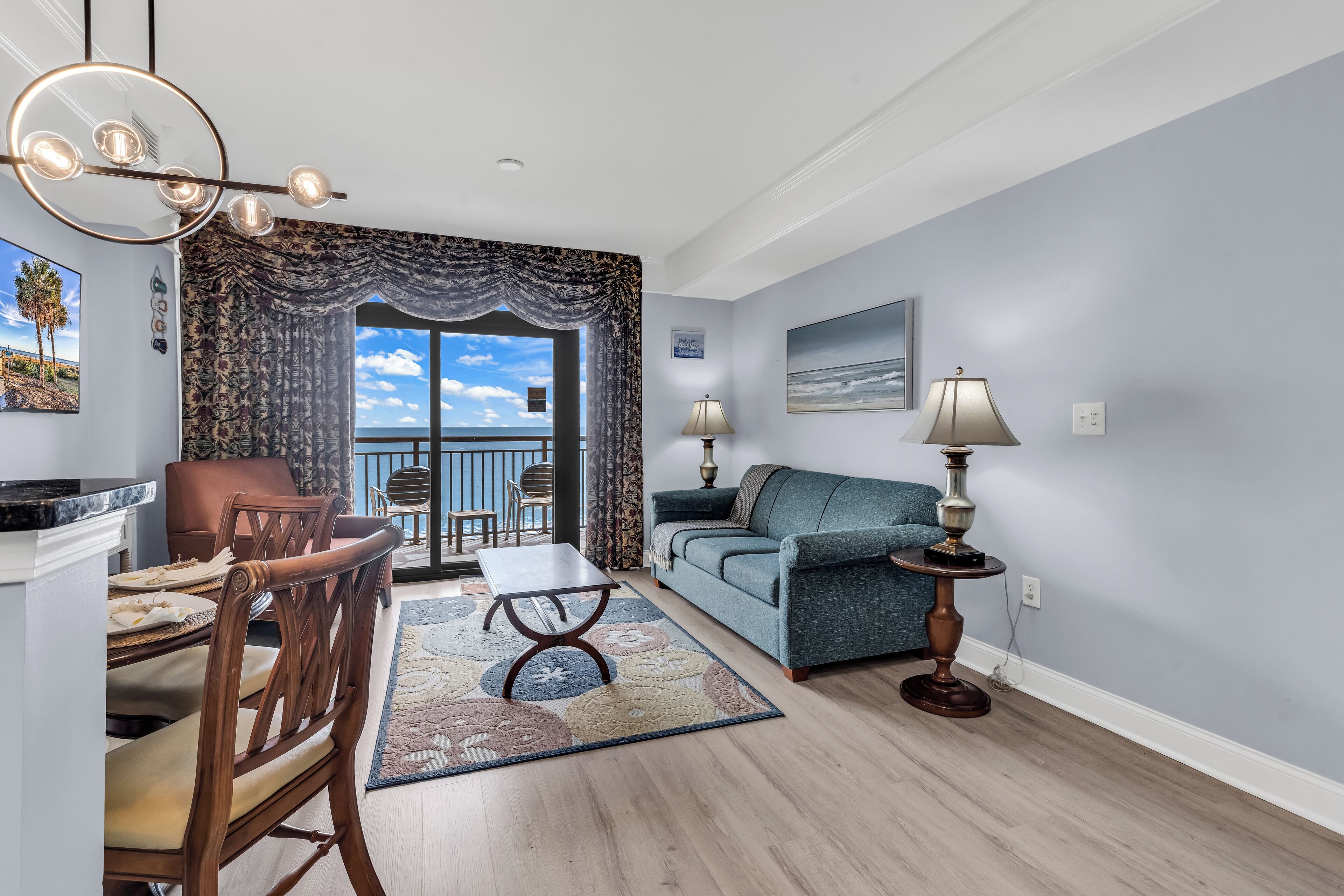 Appartamento Signature, 1 camera da letto, vista oceano, fronte oceano | Soggiorno