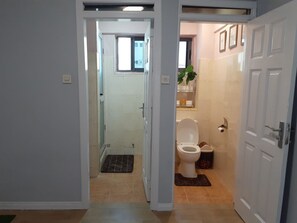 Hair dryer, towels, soap, shampoo - Cozy Inn. Home Away from Home - Borteyman (Airport Pickup available) (Accra)