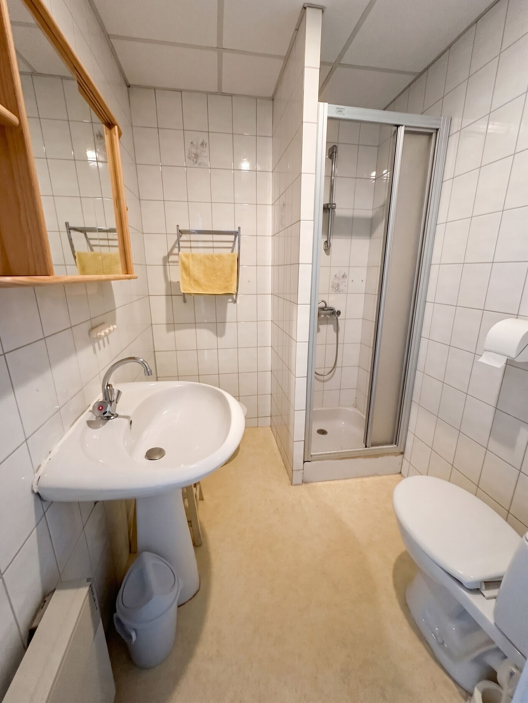Shower, towels