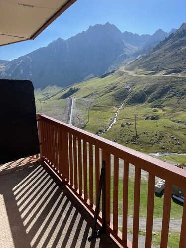 Appartement 4 pers Mongie Tourmalet PIED DES PISTES, PARKING INTÉRIEUR, BALCON