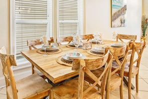 Dining - 5414 Gulf Drive by Forehand Rentals (Panama City Beach)