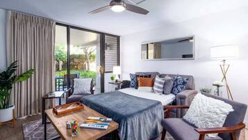 1 soveværelse, skrivebord, strygejern/strygebræt, Wi-Fi