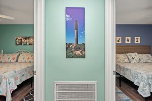 3 habitaciones, tabla de planchar con plancha, cuna de viaje y wifi 