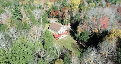 Windham Mountain Chalet with Treehouse sleeps 15, Game Room & fireplace