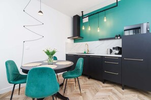Dining - Modern Apartment with Balcony | Close to Wawel Castle (Kraków)
