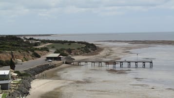 Vlak bij het strand