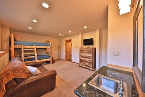 TV, fireplace, Netflix, toys