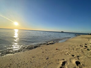 Perto da praia, toalhas de praia 
