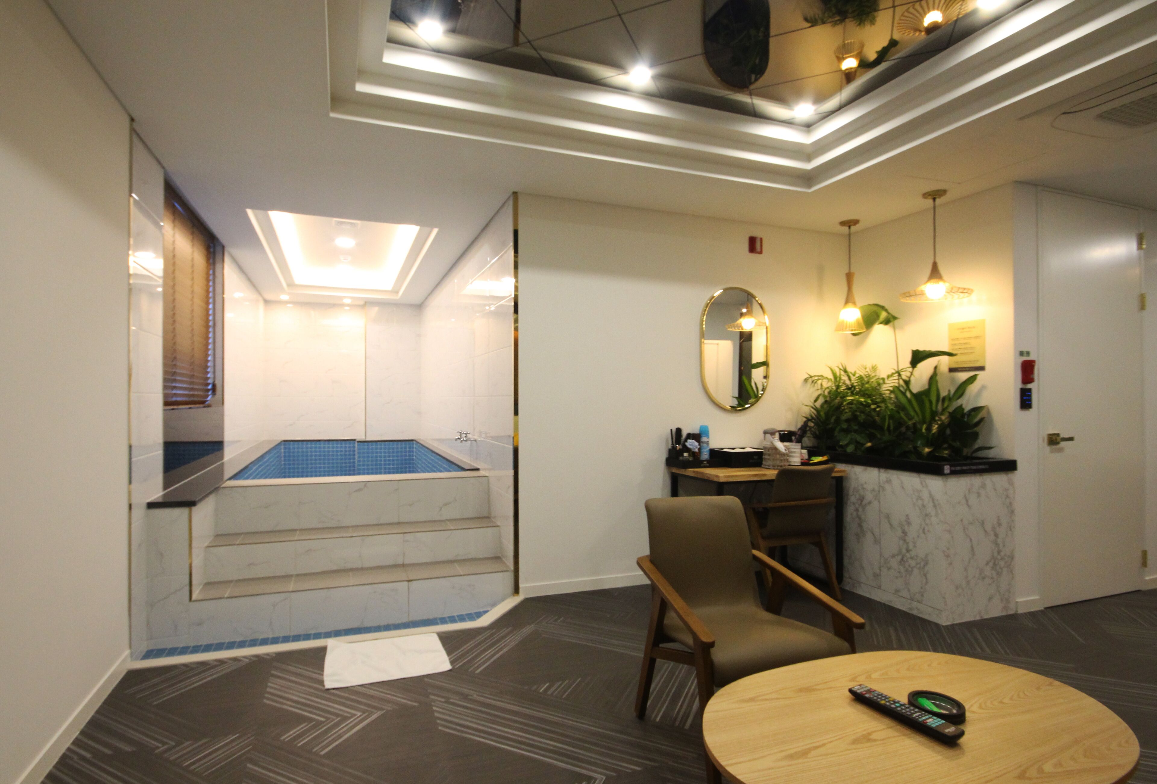 room (event, pool-extra 20,000 krw on spot) | living area | flat-screen tv