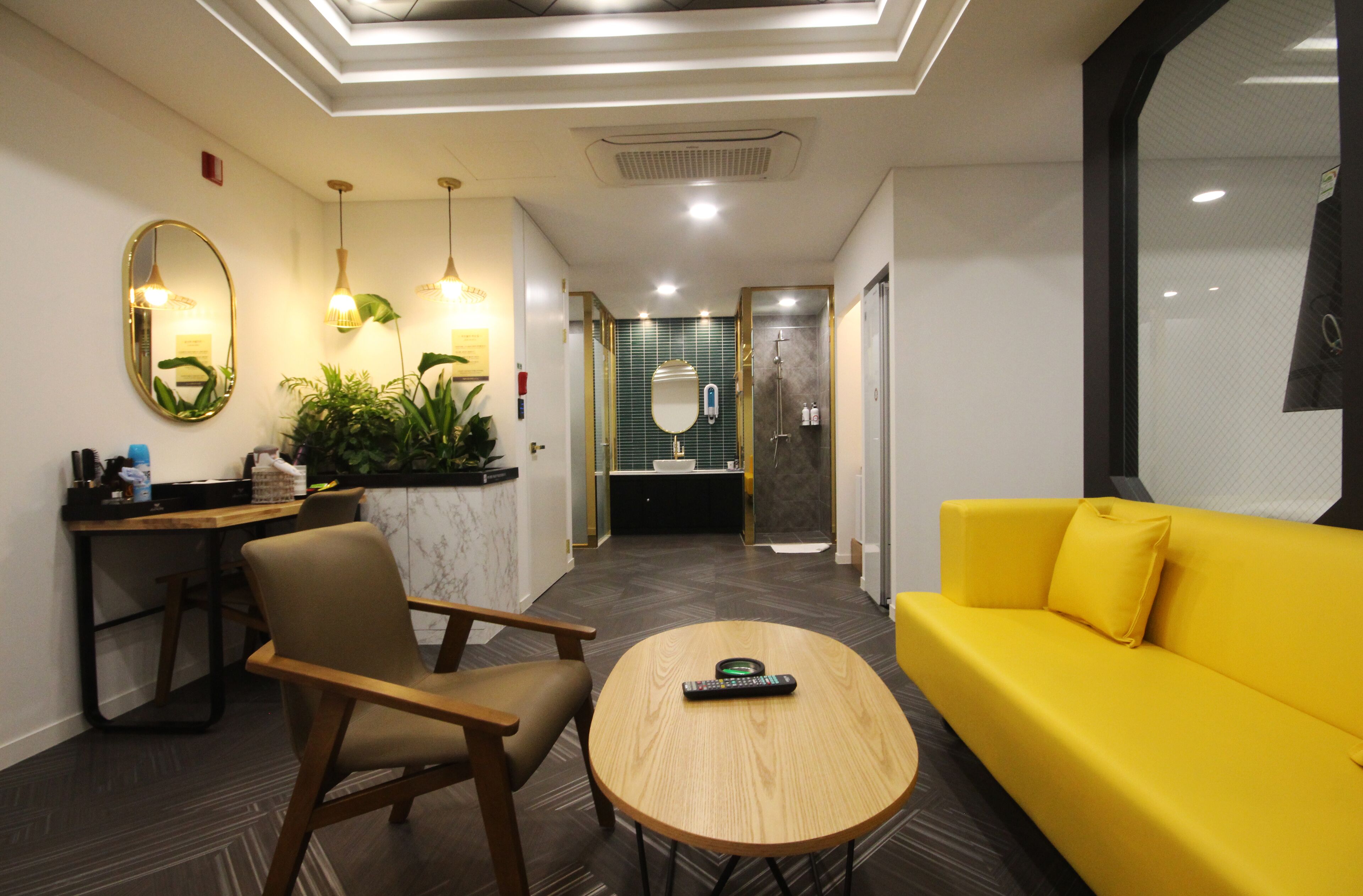 room (event, pool-extra 20,000 krw on spot) | living area | flat-screen tv