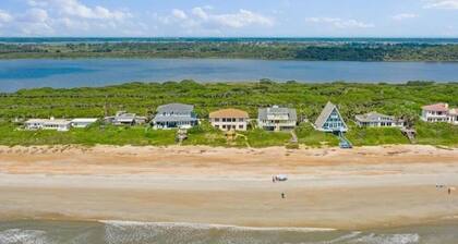 Spacious Oceanfront 4 br/3ba Close to TPC and St Augustine
