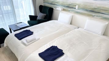 Standard-Zweibettzimmer, Nichtraucher | Schallisolierte Zimmer, kostenloses WLAN, Bettwäsche