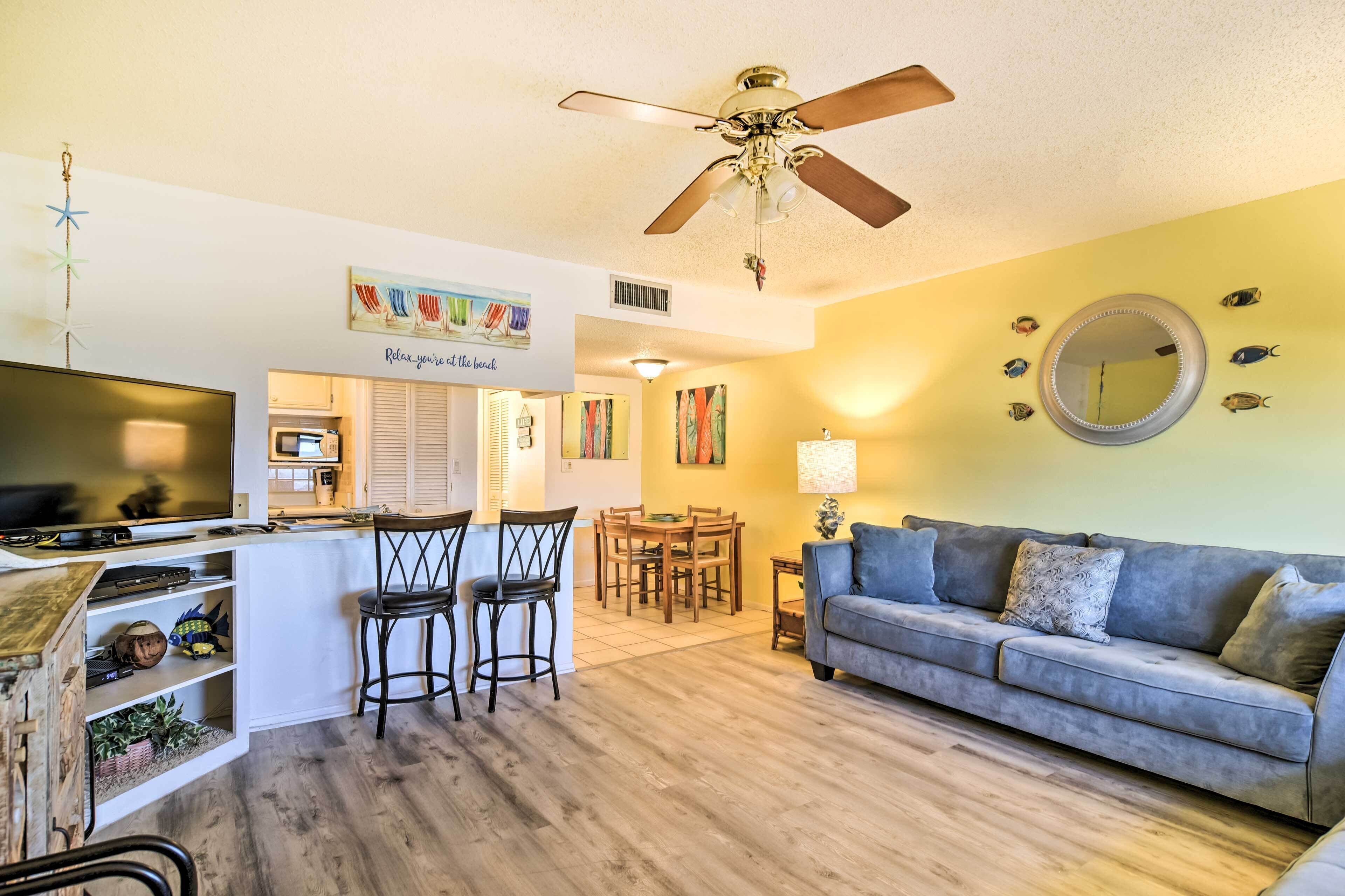 Oceanfront Escape w/ Pool - Walk to Beach & Bars!