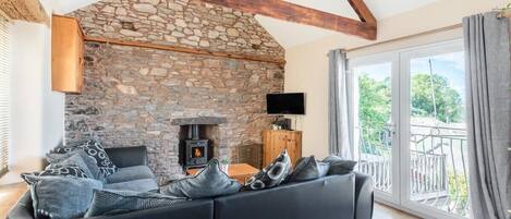 TV, fireplace, offices
