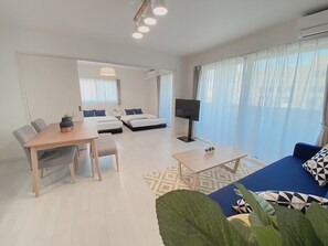 1 Bedroom Apartment with Balcony 203 | Living area
